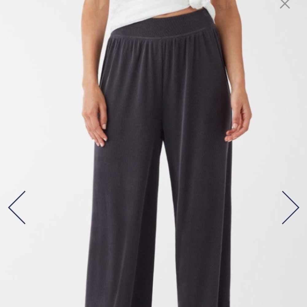 Splendid Ribbed Sandwash Pants Black